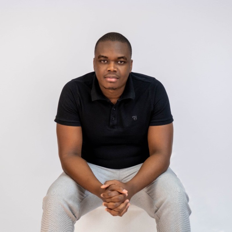 Portrait of Kutullo Jacob Bosega, known professionally as Jacky Bosega